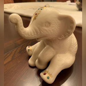 Lenox Jewels Collection Sitting Elephant Figurine